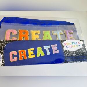Colorful 'Create' Diy Bag